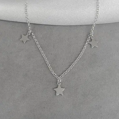 GARGANTILHA 40CM ESTRELINHAS